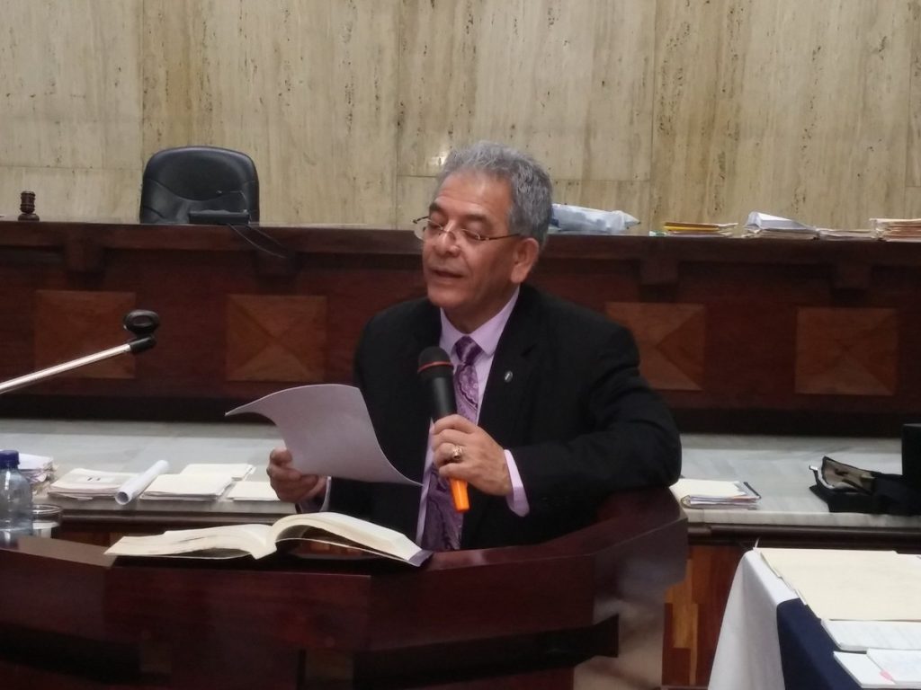 El juez de Mayor Riesgo “B” Miguel Ángel Gálvez