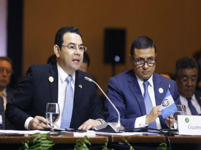Presidente Jimmy Morales asistió a Reunión de Presidentes del SICA