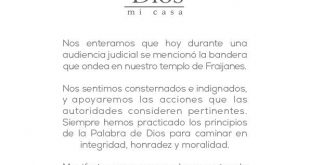Comunicado Casa de Dios