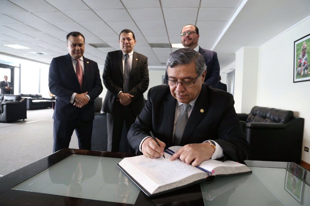 Jafeth Cabrera presidente en funciones suspende el Decreto de Estado de Prevención.