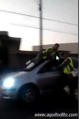 Conductor Ebrio atropella a Agente PMT