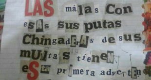 Mensaje con Amenazas