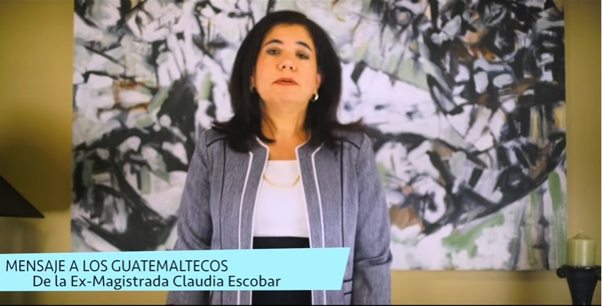 VIDEO: Ex Magistrada Claudia Escobar Habla sobre la Reforma Constitucional