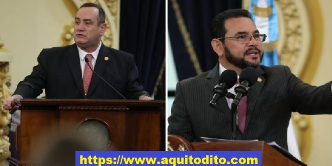 Jimmy Morales cuestiona a Alejandro Giammattei sobre el cierre del Parlacen