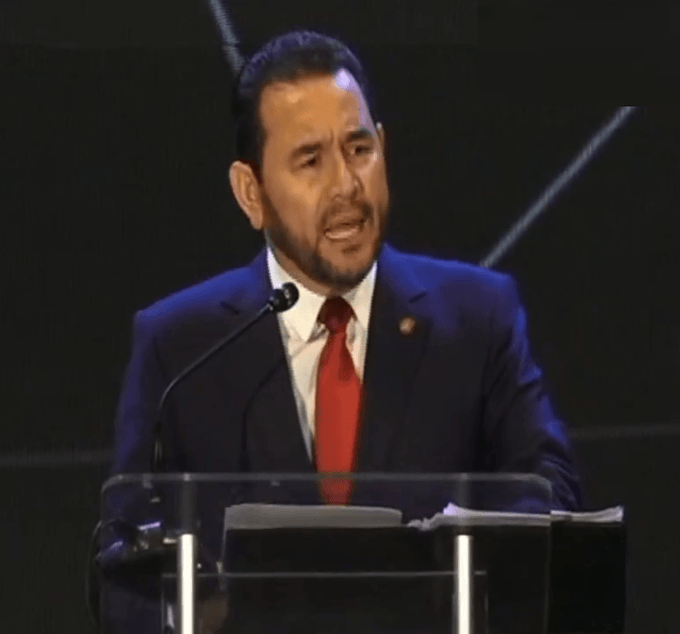 Jimmy Morales en Enade 2019