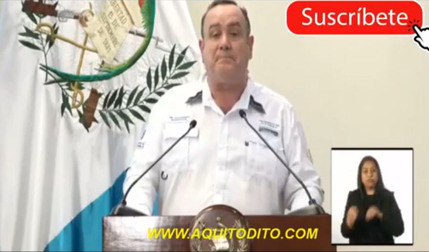 Alejandro Giammattei confirma 36 casos de Coronavirus en Total