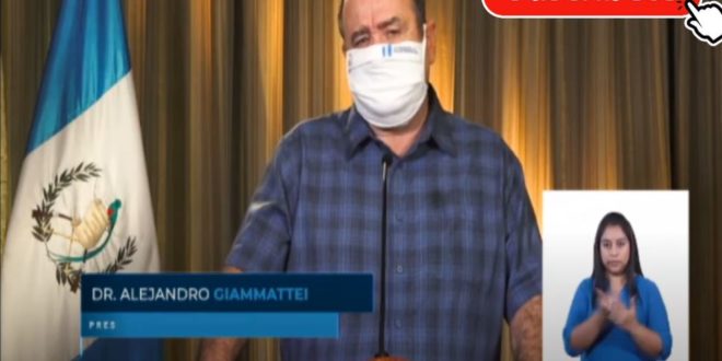 Giammattei Confirma 22 casos nuevos de Coronavirus 257 en total contagiados