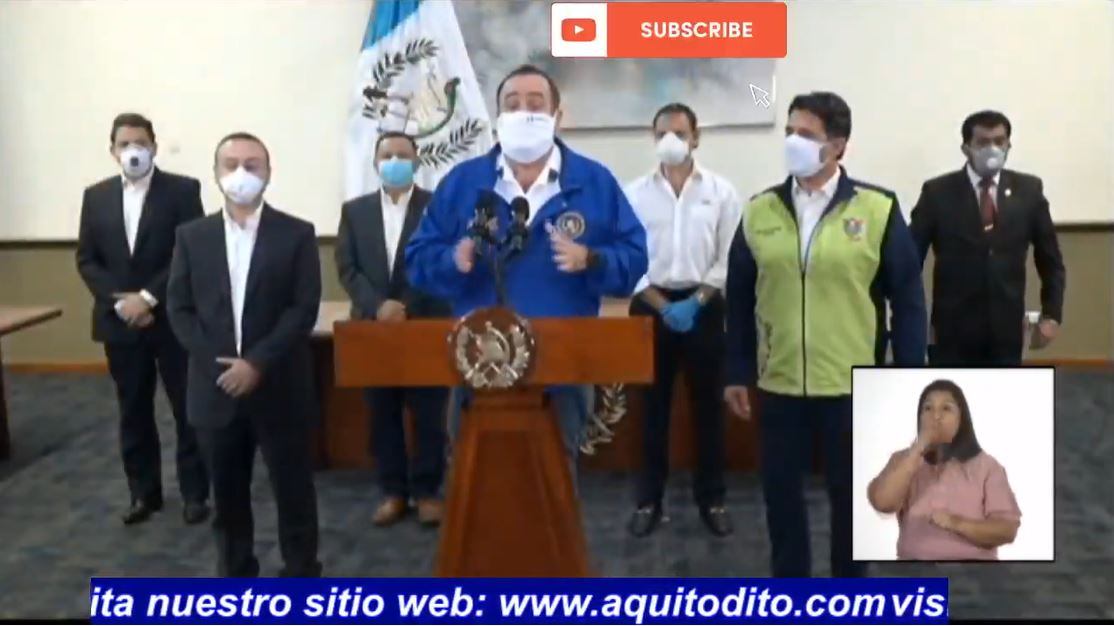 Alejandro Giammattei confirma 15 casos de Coronavirus