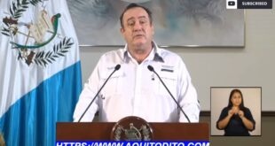 Alejandro Giammattei confirma 85 Casos de Coronavirus nuevos en Guatemala
