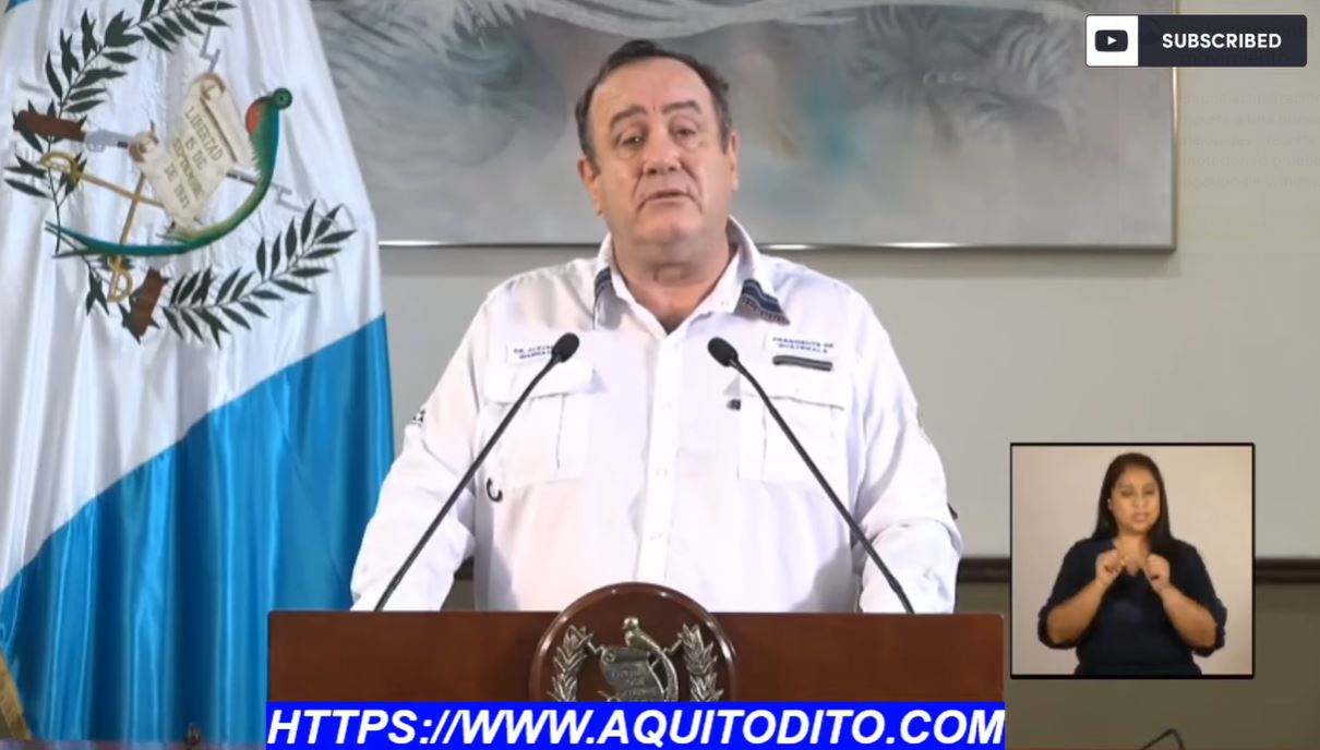 Alejandro Giammattei confirma 85 Casos de Coronavirus nuevos en Guatemala