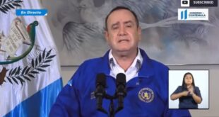 Alejandro Giammattei confirma que sigue aumentando los Casos de Coronavirus