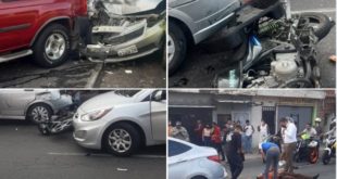 Fuerte Accidente en la Calzada Atanasio Tzul