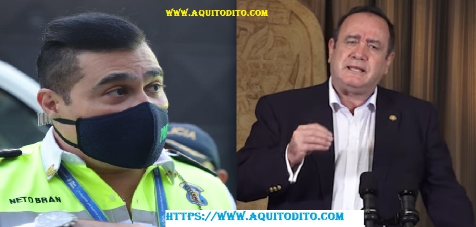 Neto Bran le reclara en redes sociales a Alejandro Giammattei