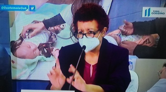 Ministra de Salud Amelia Flores