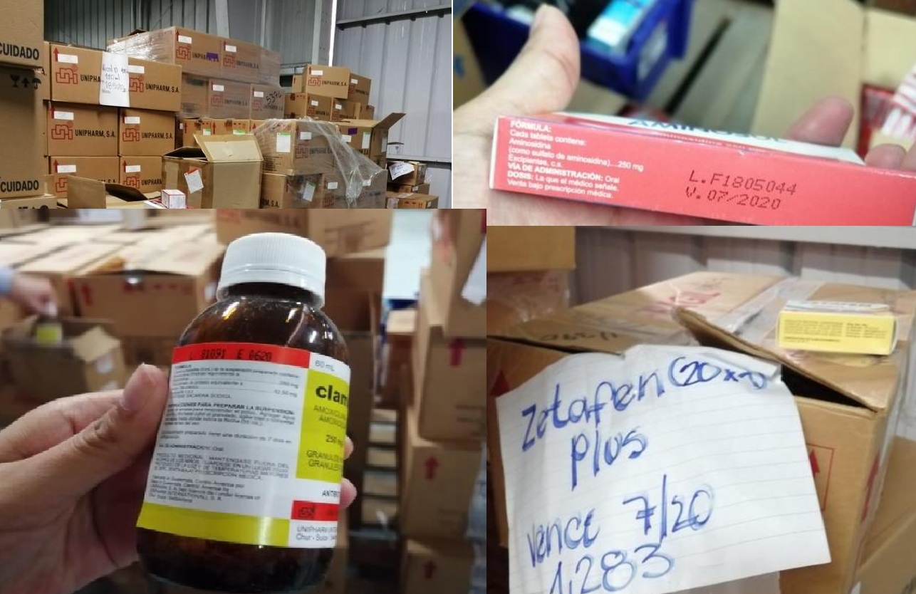 medicamento vencido en el Hospital Parque de la Industria