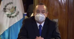 Alejandro Giammattei espera la segundo ola de covid-19