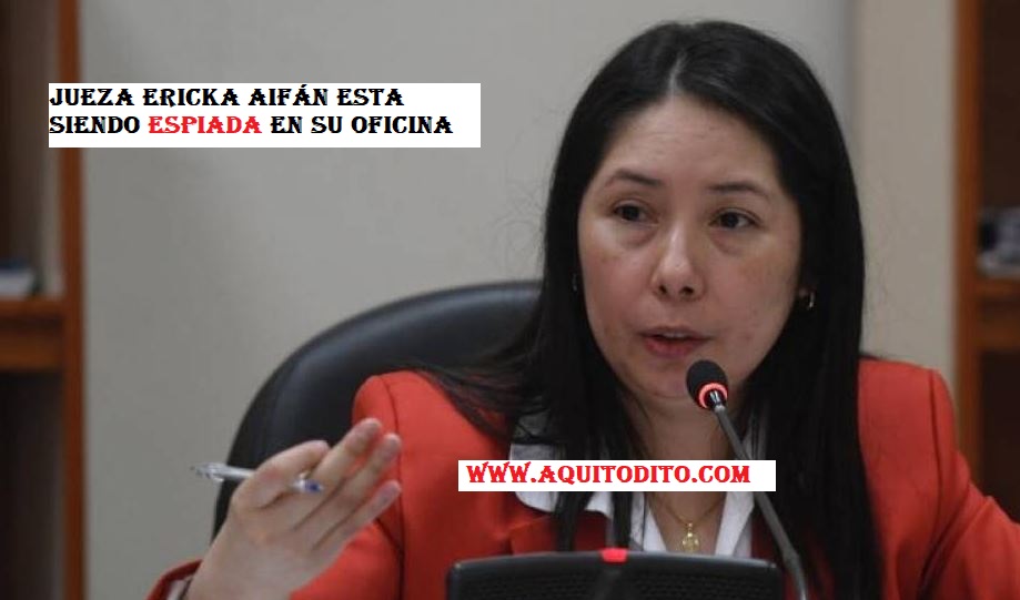 Jueza Erika Aifán estaba siendo espiada en su despacho, según la PDH