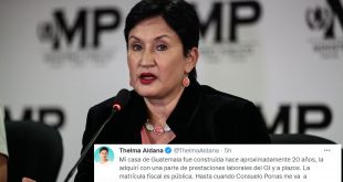 Thelma Aldana exjefa del MP suma tercera orden de captura por supuestamente falsedad